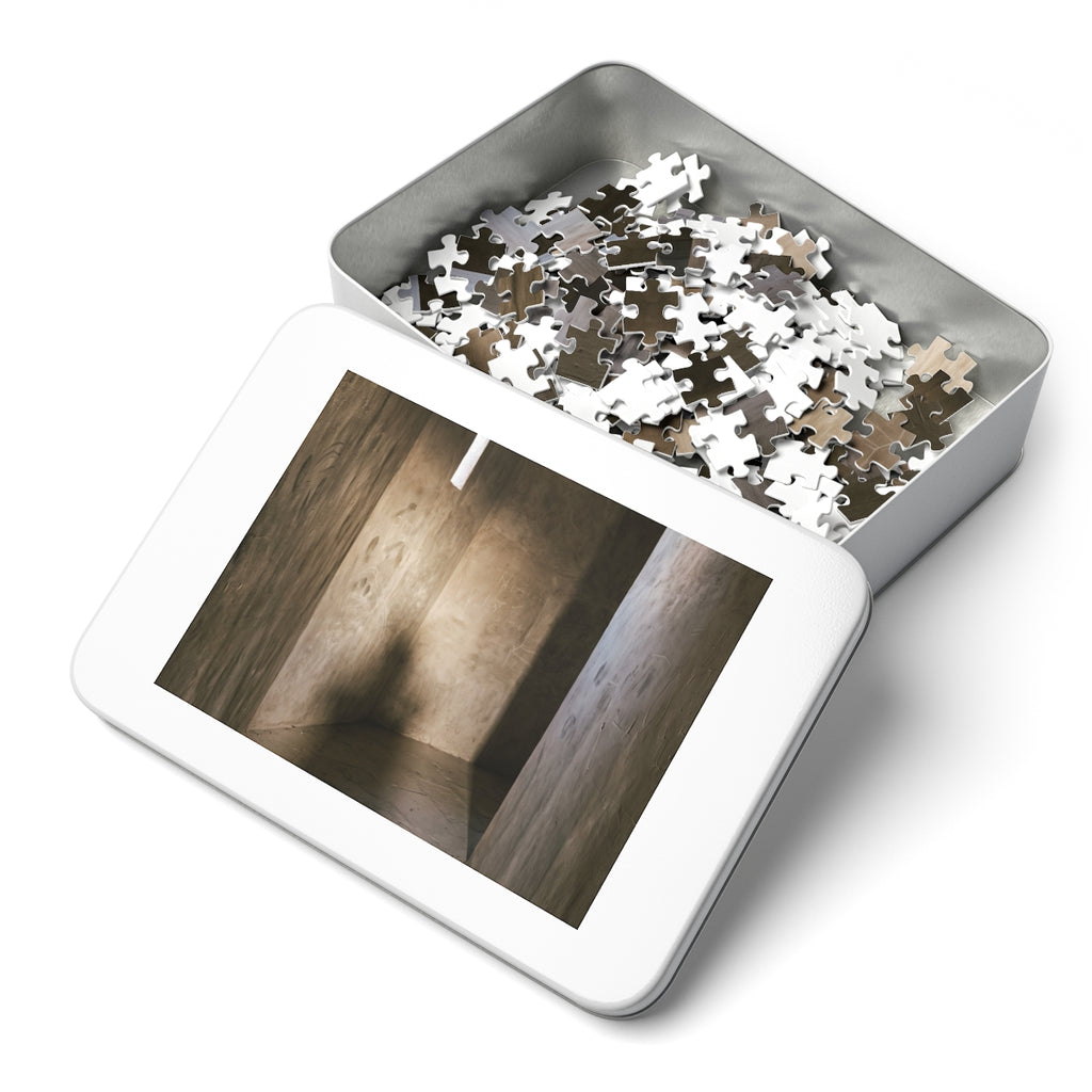 Jigsaw Puzzle with Tin - Shadows of the Citadel moody... |...