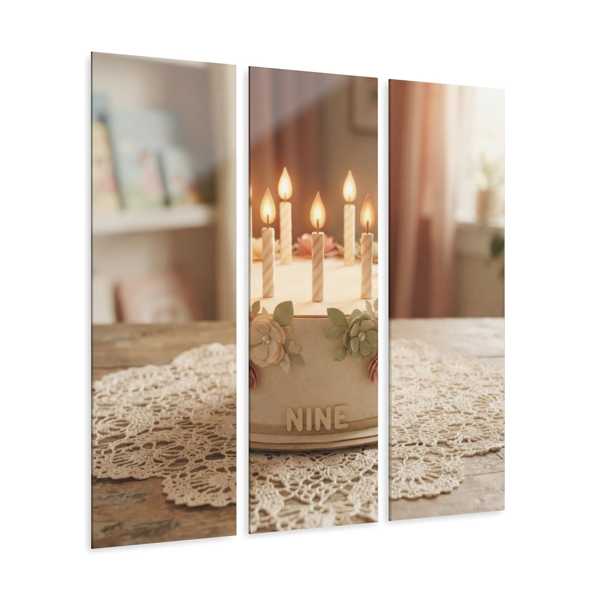 Acrylic Prints Triptych - Jubilee Cake — Portrait | Echovira...