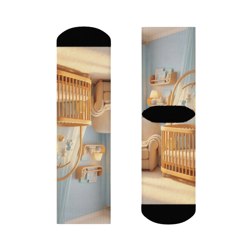 Cozy Room Crew Socks - Soft Step Comfort