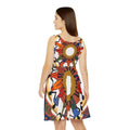 Women's Skater Dress - Unity Mandala Folk Art | Echovira...