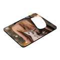 Mouse Pad - Rainy City Lights Grid | Echovira Gallery