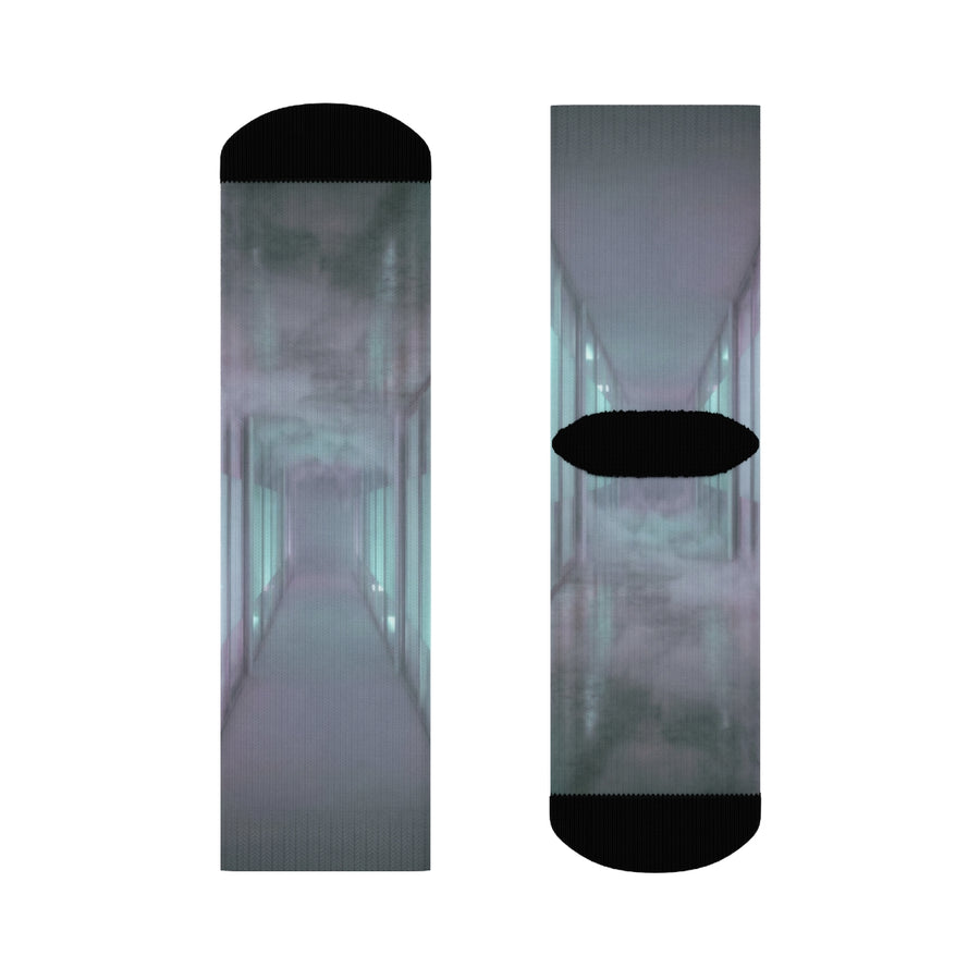 Crew Socks - Liminal Corridor Fog Art Print