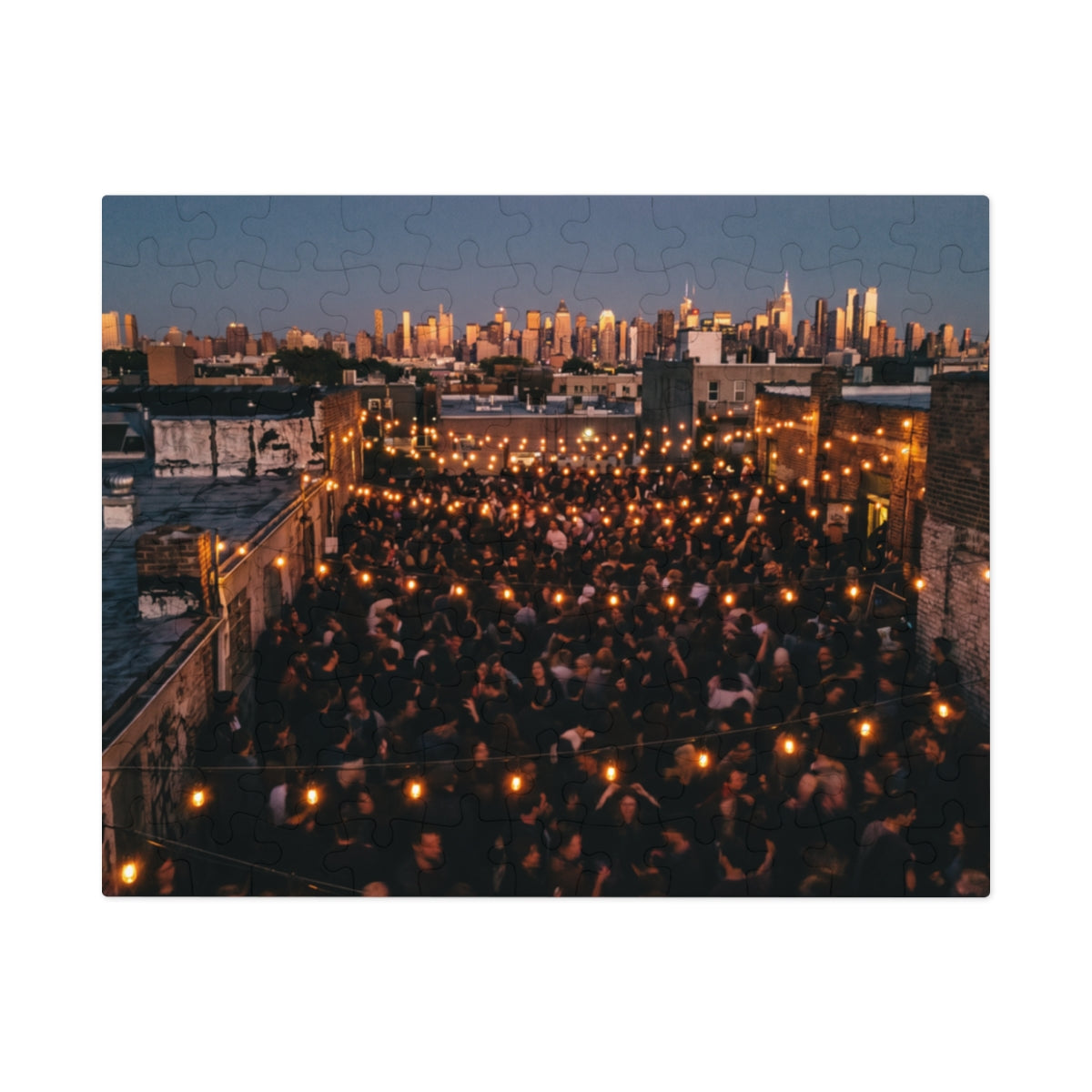 Jigsaw Puzzle with Tin - Skyline Twilight (30, 110, 252... |...
