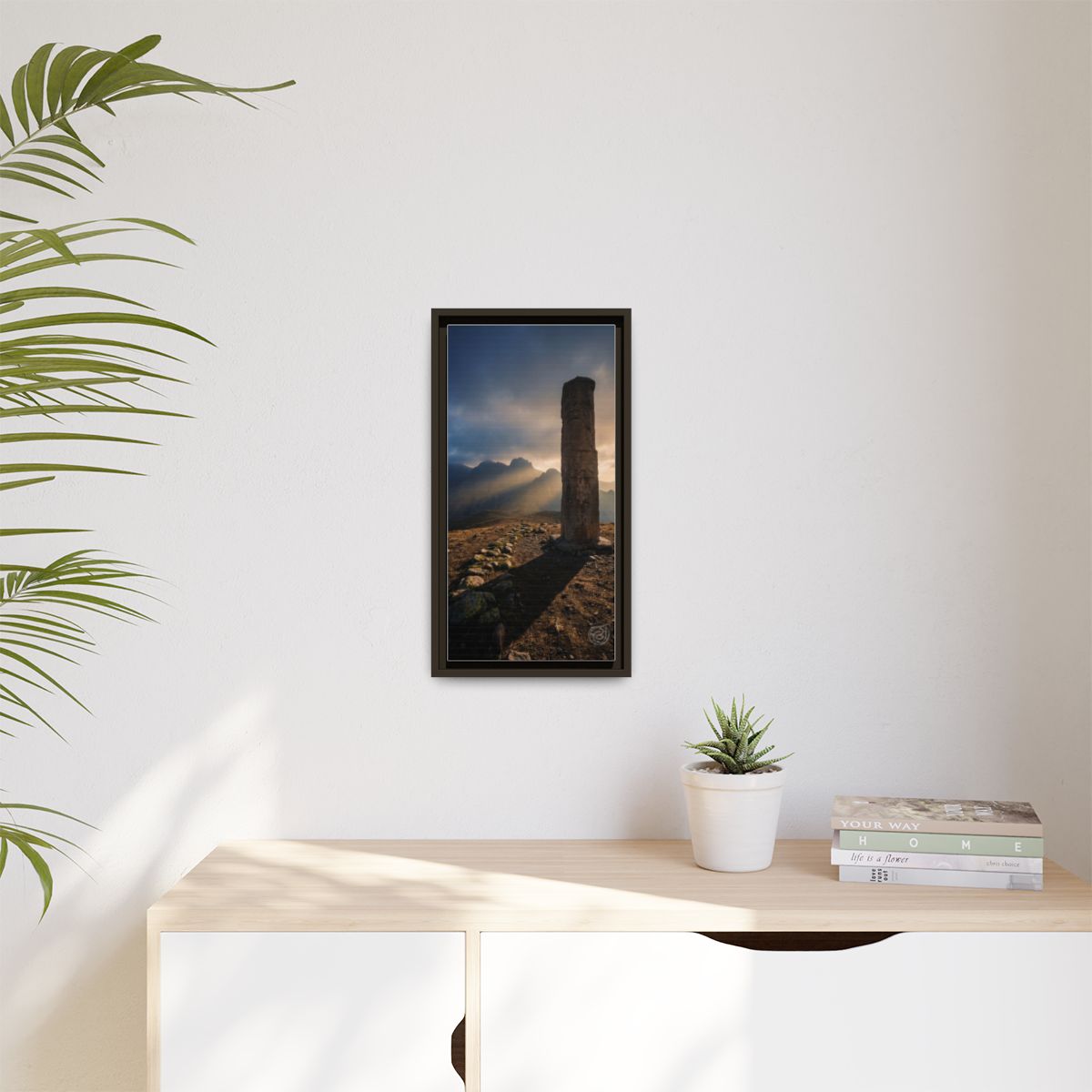 Matte Canvas, Framed - Mystic Monolith Ancient Persian... |...