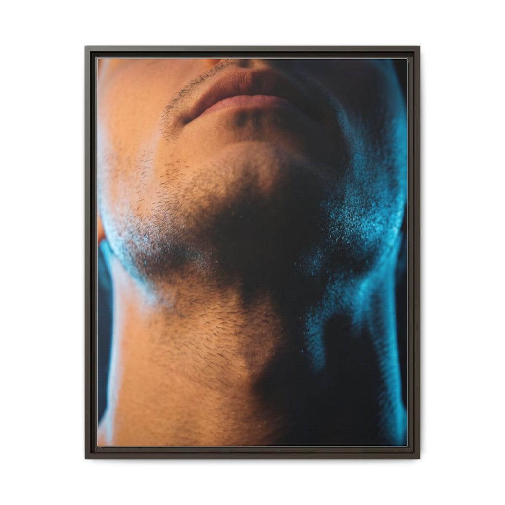 Framed Matte Canvas - Neon Noir