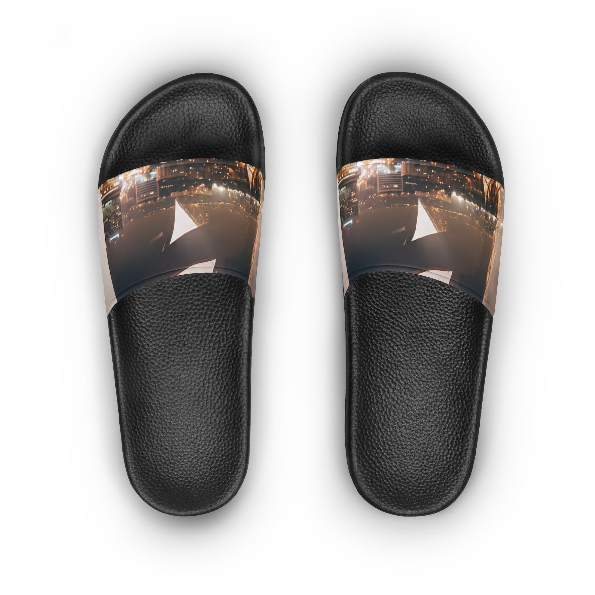 Women's Slide Sandals - Midnight City lights | Echovira...