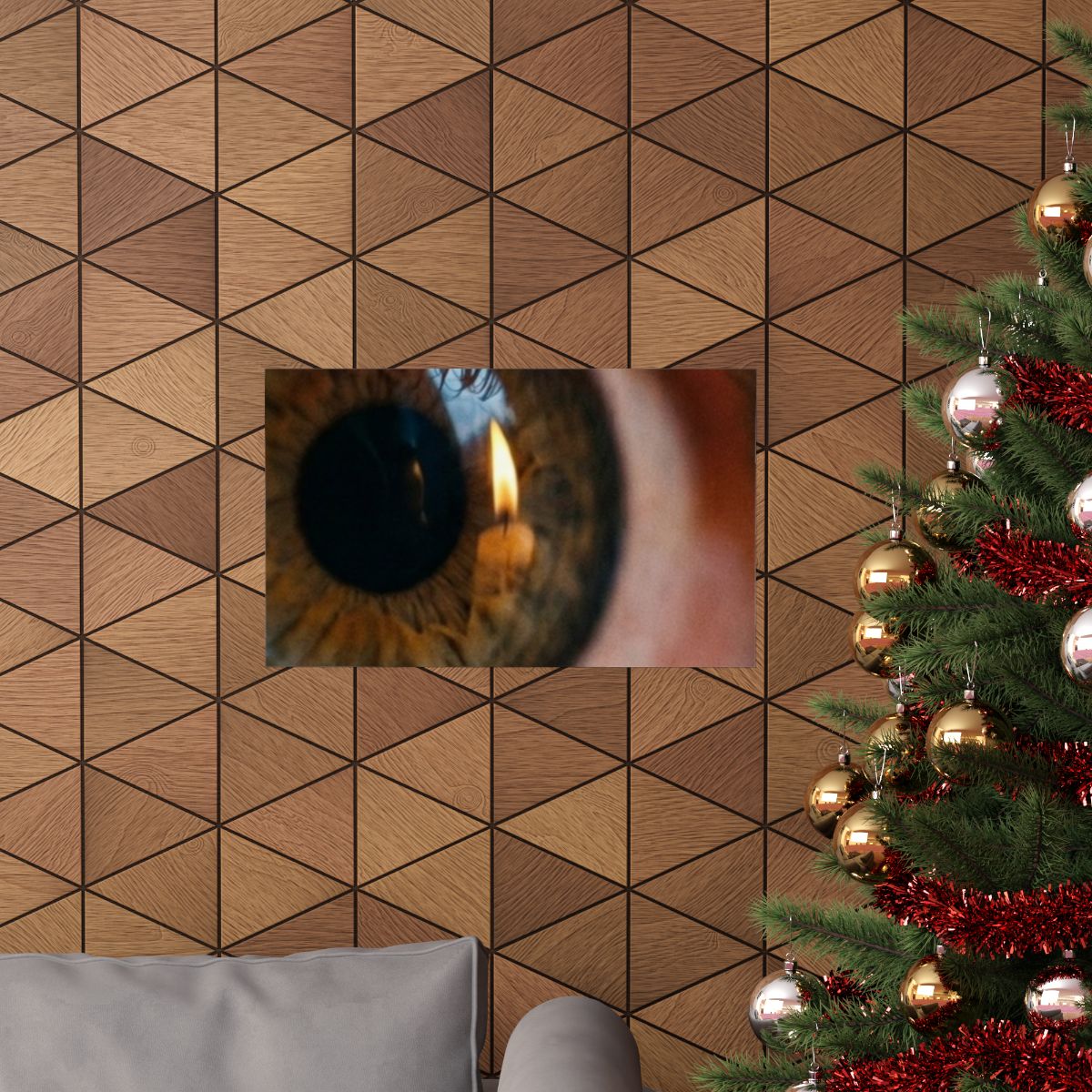 Matte Horizontal Posters - Amber Iris Reflection Fine Art......