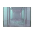 Glass Cutting Board - Liminal Corridor Fog Art Print |...