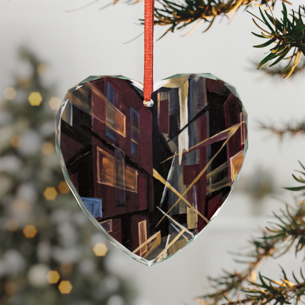 Crystal Glass Ornament - Urban Light | Echovira Gallery