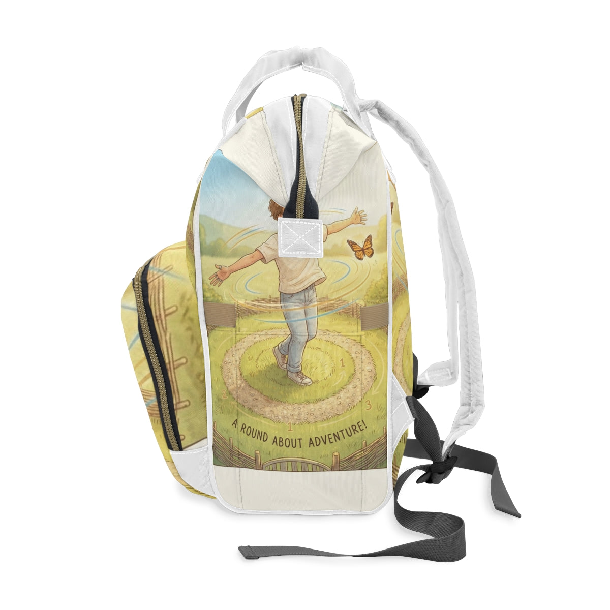 Diaper Backpack - Meadow Adventure Labyrinth | Echovira...