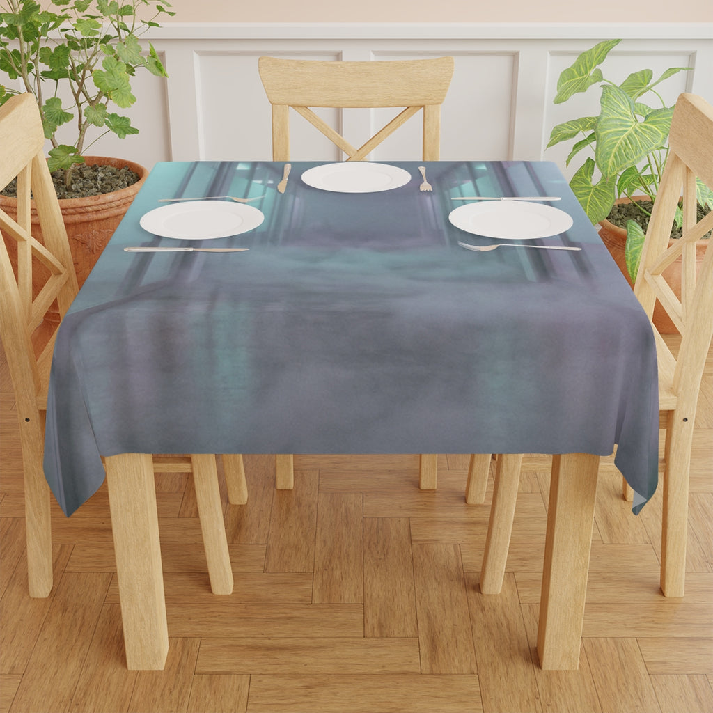 Tablecloth - Liminal Mist Dining Cover | Echovira Gallery