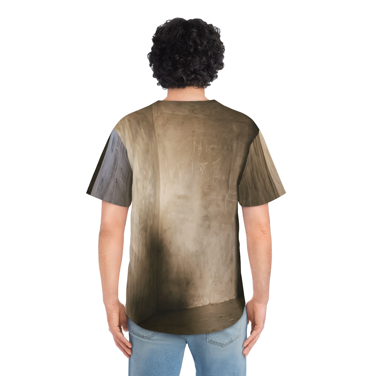 Men's Baseball Jersey - Shadows of the Citadel moody... |...