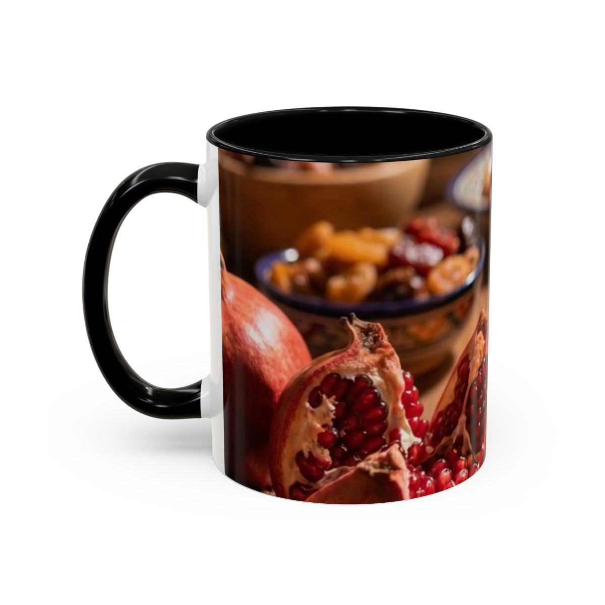 Accent Coffee Mug - Crimson Night Glow | Echovira Gallery