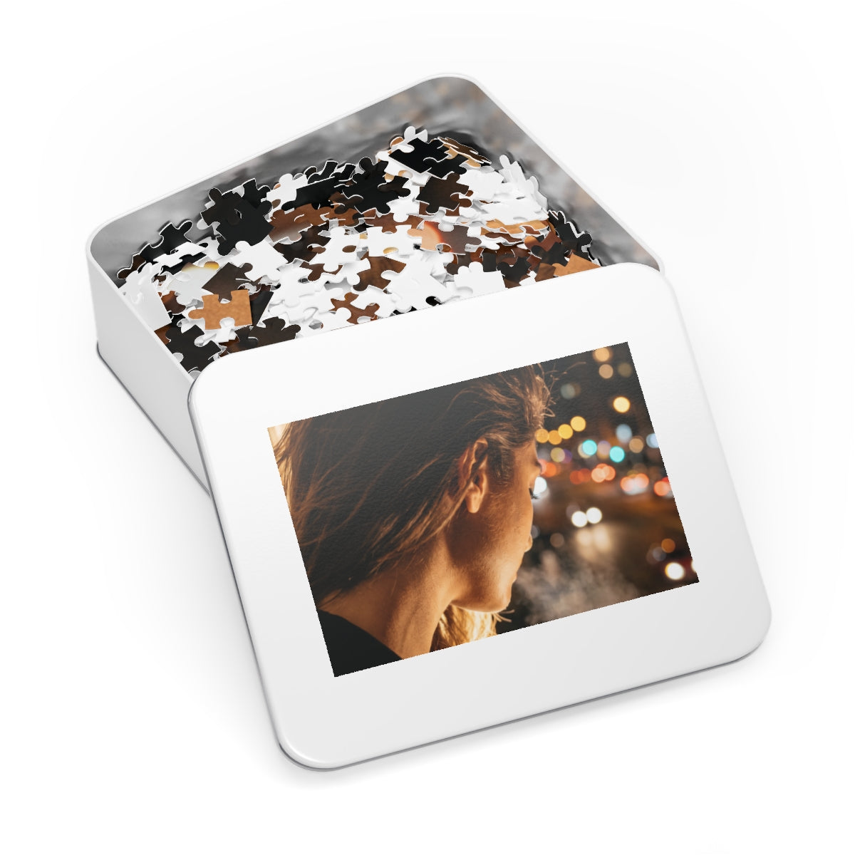 Jigsaw Puzzle with Tin - City Reverie (30, 110, 252, 500......