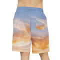 Men's Athletic Long Shorts - Sunset Ridge | Echovira Gallery