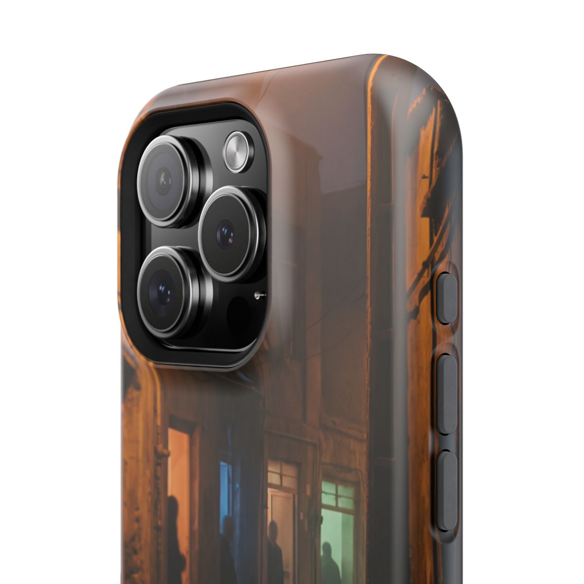 Impact-Resistant Apple iPhone Cases - Shadows of the City | iPhone 17 Pro Max, 17 Pro, 17 Air & More