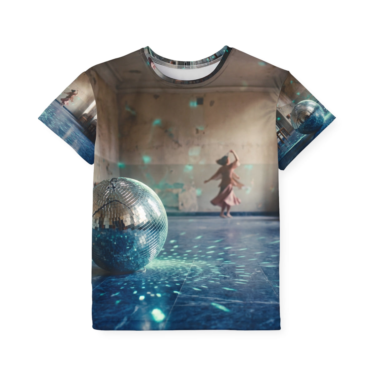 Kinder-Sporttrikot Diskokugel-Design