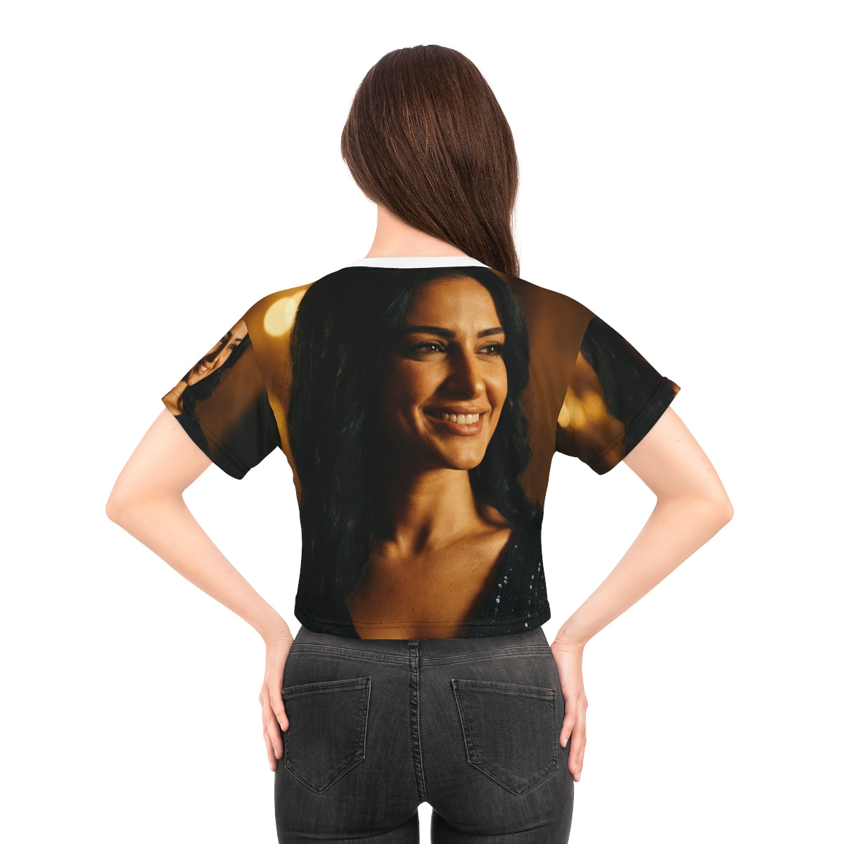 Crop Tee - Night Luxe Aesthetic