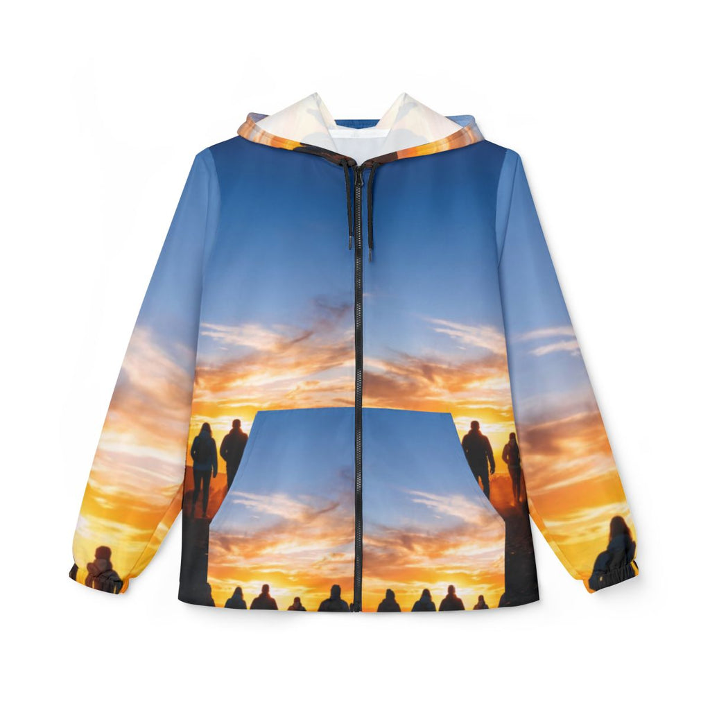 Men's Windbreaker Jacket - Sunset Trail | Echovira Gallery