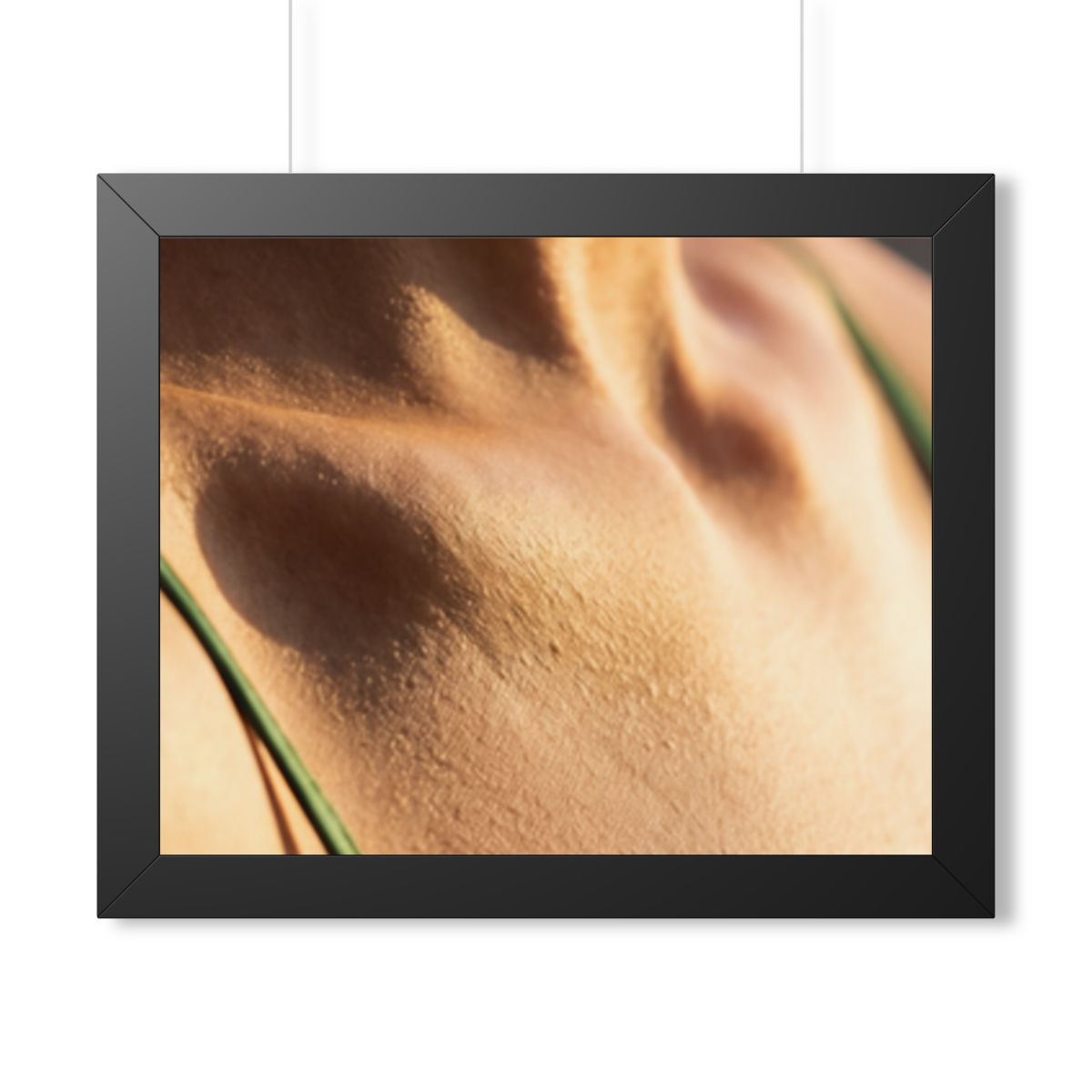 Framed Horizontal Poster - Golden Hour Glow - Minimalist......