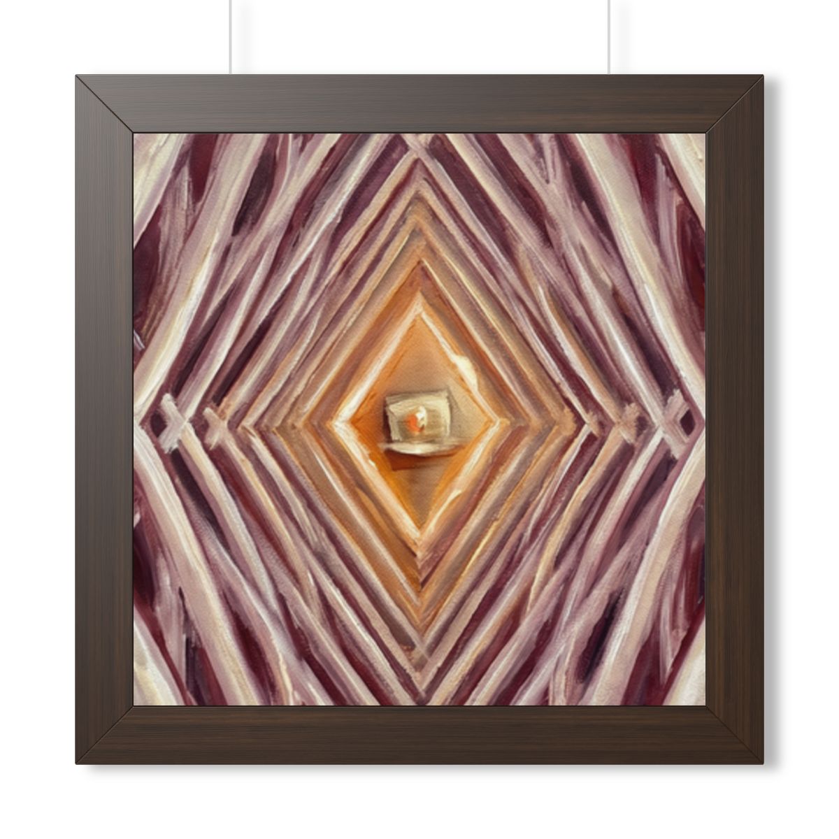 Framed Horizontal Poster - Infinite Arch — Walnut (14×11......