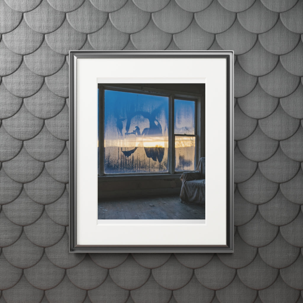 Fine Art Prints - Melancholic Window Reflection Art - Quiet...