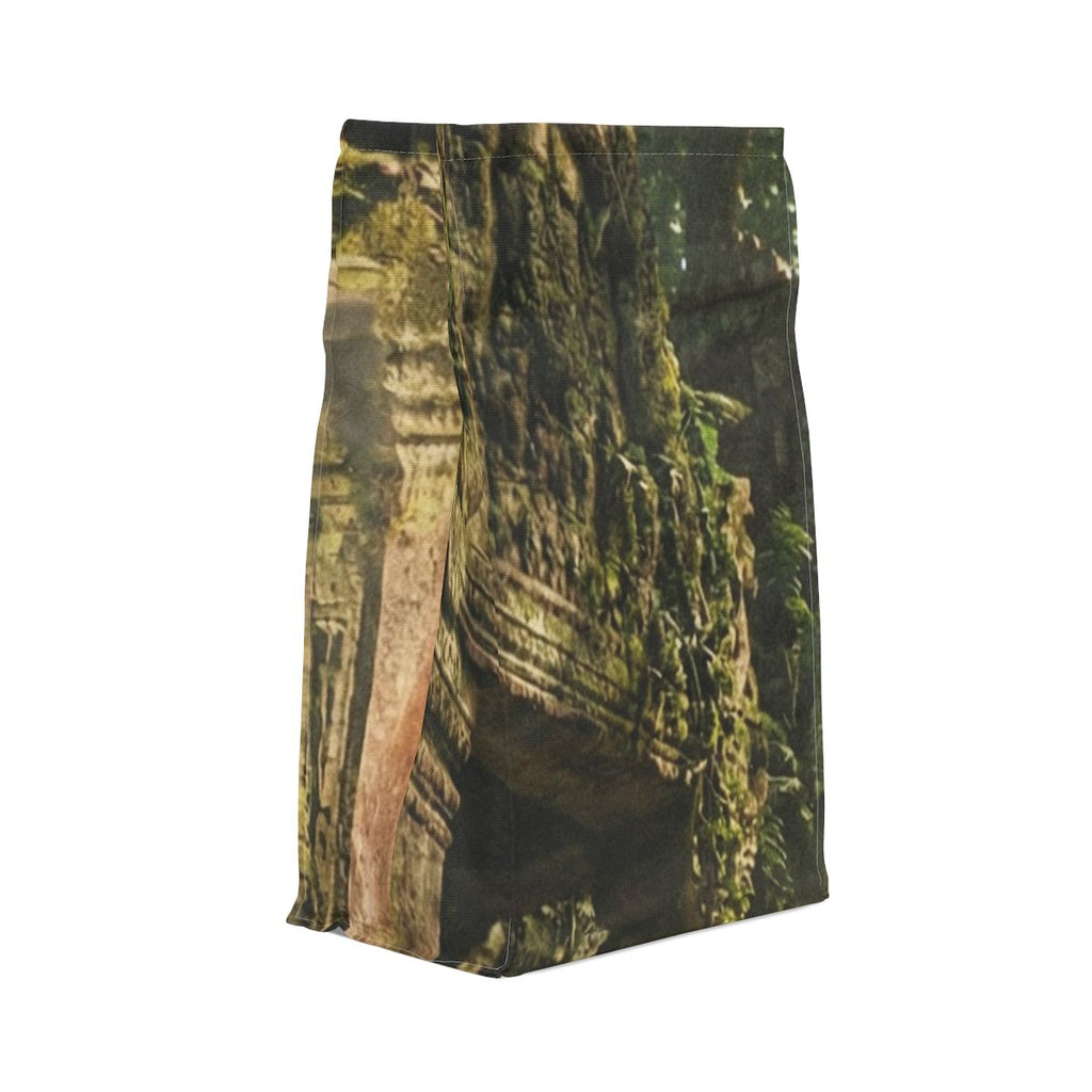 Polyester Lunch Bag - Overgrown Stone Haven | Echovira...