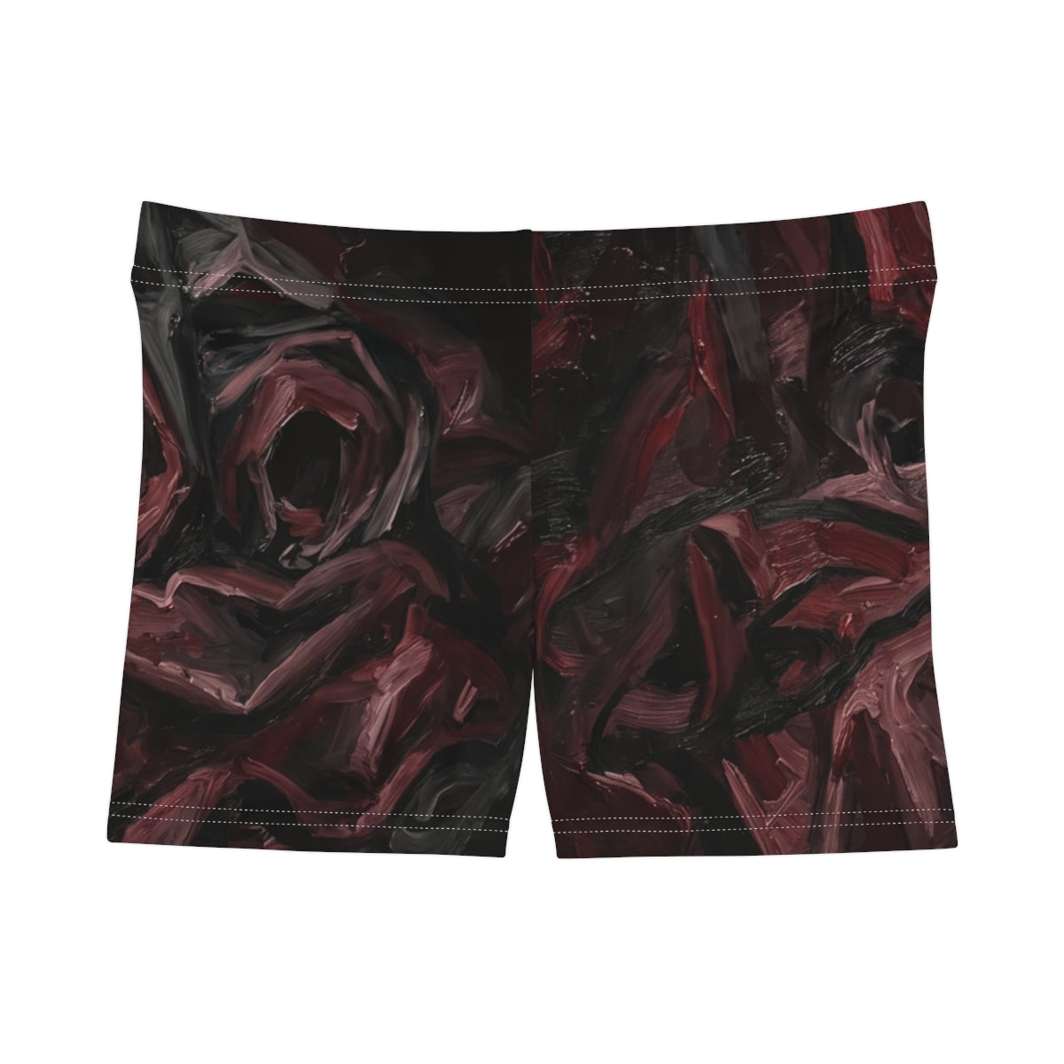 Crimson Abstract Women's Shorts