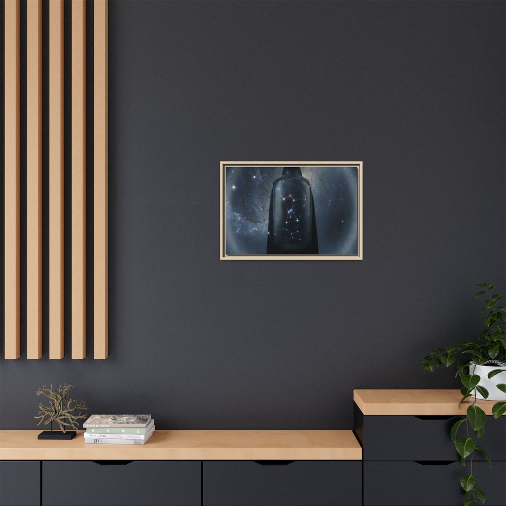 Framed Matte Canvas - Cosmic Sentinel — Natural / 1.25"... |...