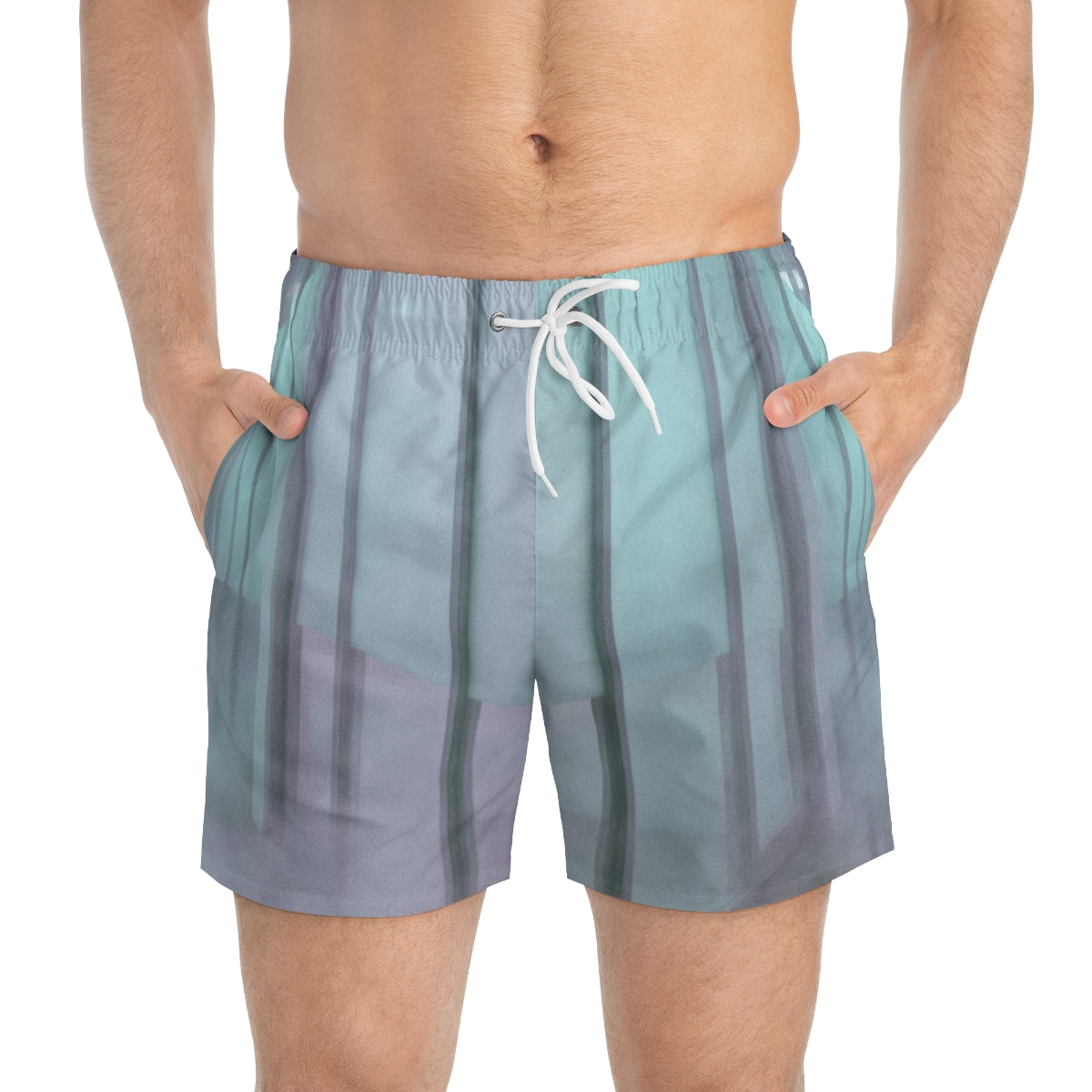 Swim Trunks - Liminal Corridor Fog Art Print | Echovira...