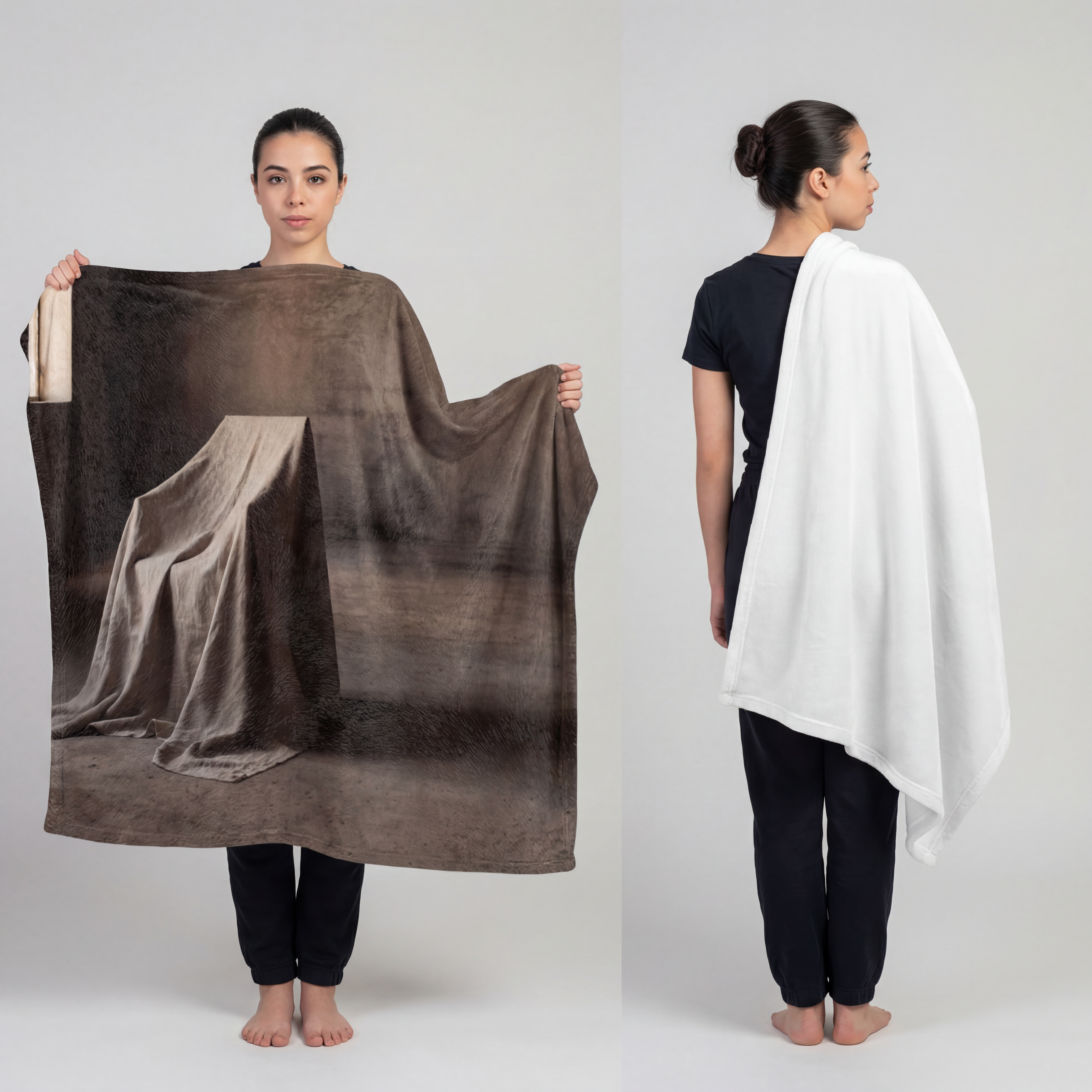 Microfiber Blanket - Wabi Sabi Warmth