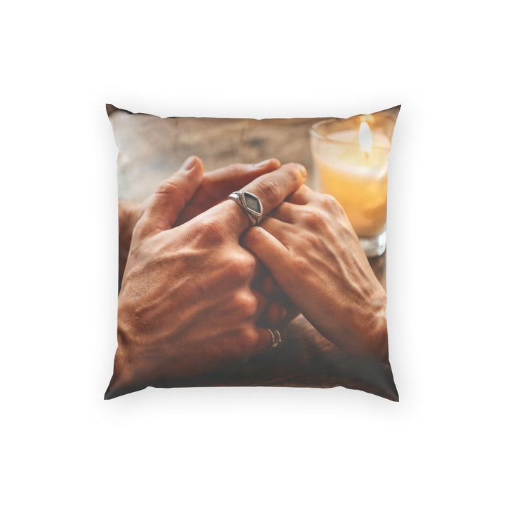 Poly Velvet Pillow - Candlelit Opulence