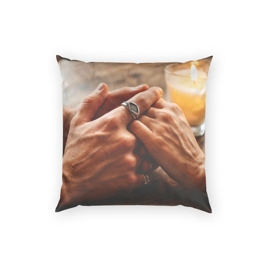 Poly Velvet Pillow - Candlelit Opulence