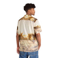 Men's Hawaiian Shirt with Golden Hour Crowd Art