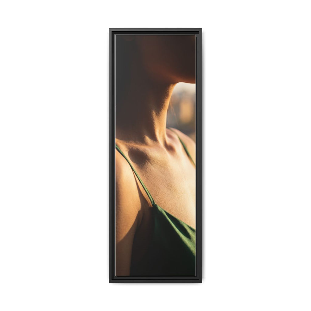 Framed Matte Canvas - Sunlit Muse