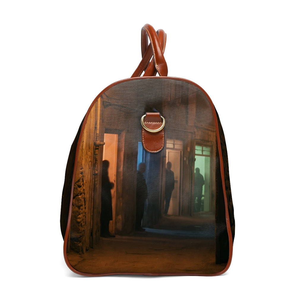 Waterproof Travel Bag - Shadowed Alleyway Mystery Art Print...