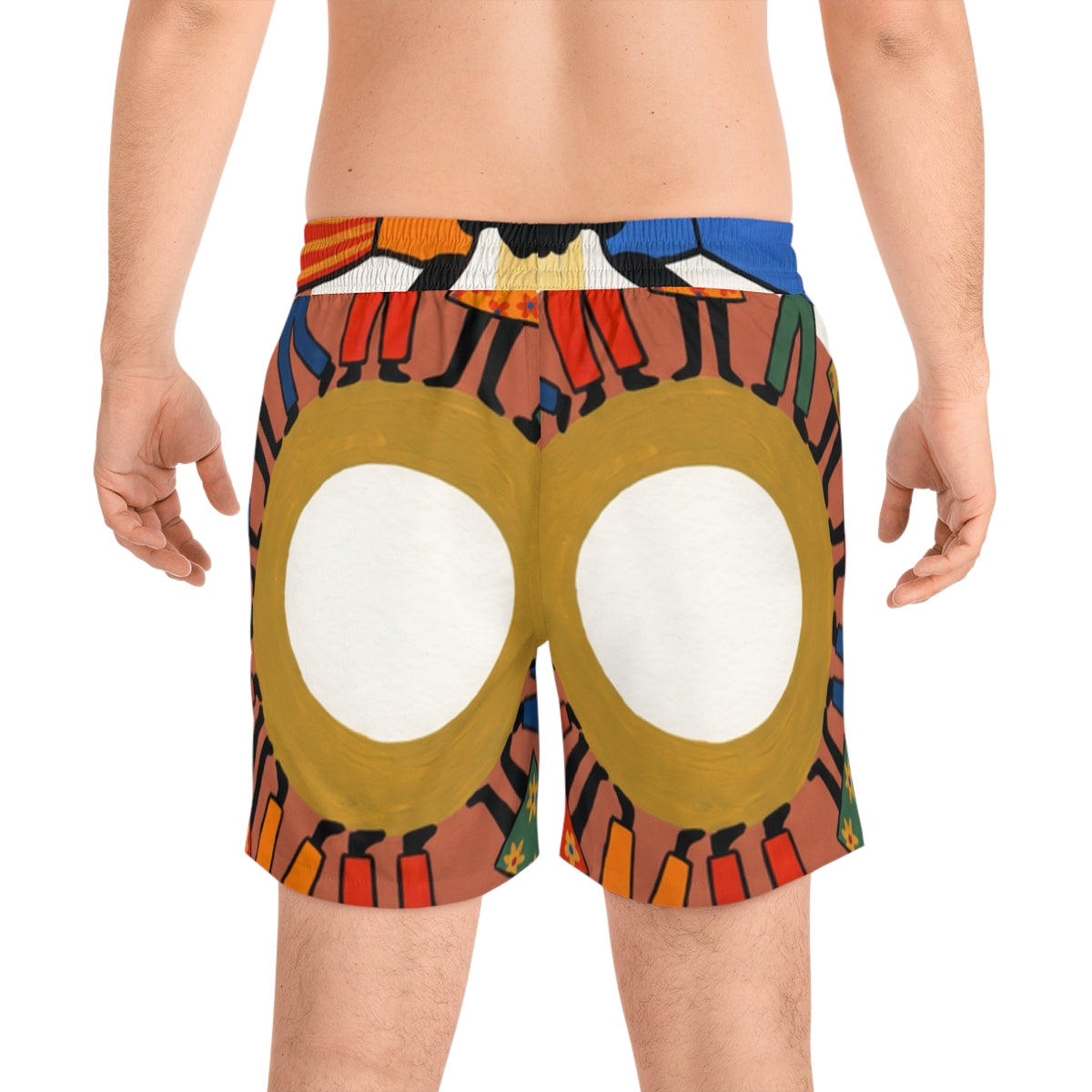 Men's Mid-Length Swim Shorts - Unity Mandala | Echovira...