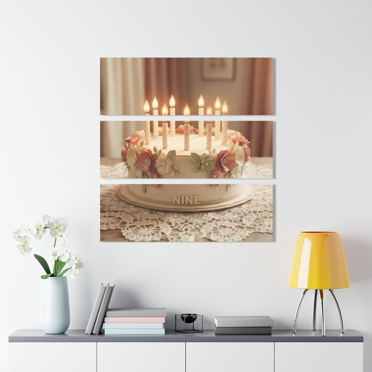 Acrylic Prints Triptych - Jubilee Cake — Landscape |...