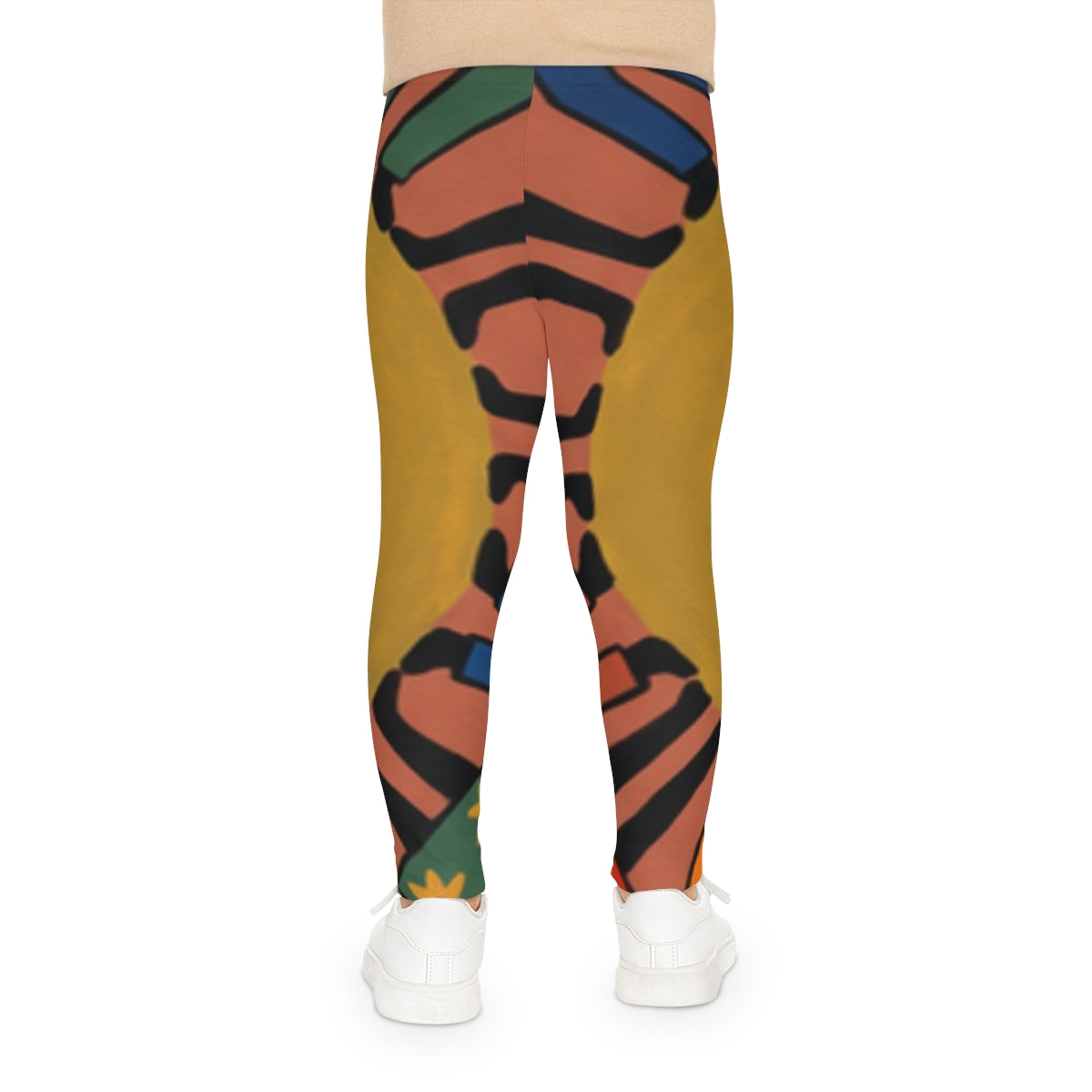 Kids Leggings - Unity Mandala Folk Art | Echovira Gallery