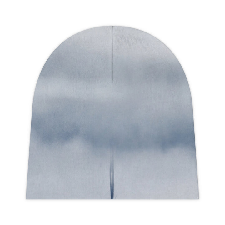 Baby Beanie - Solitary Bell in Cyan Mist