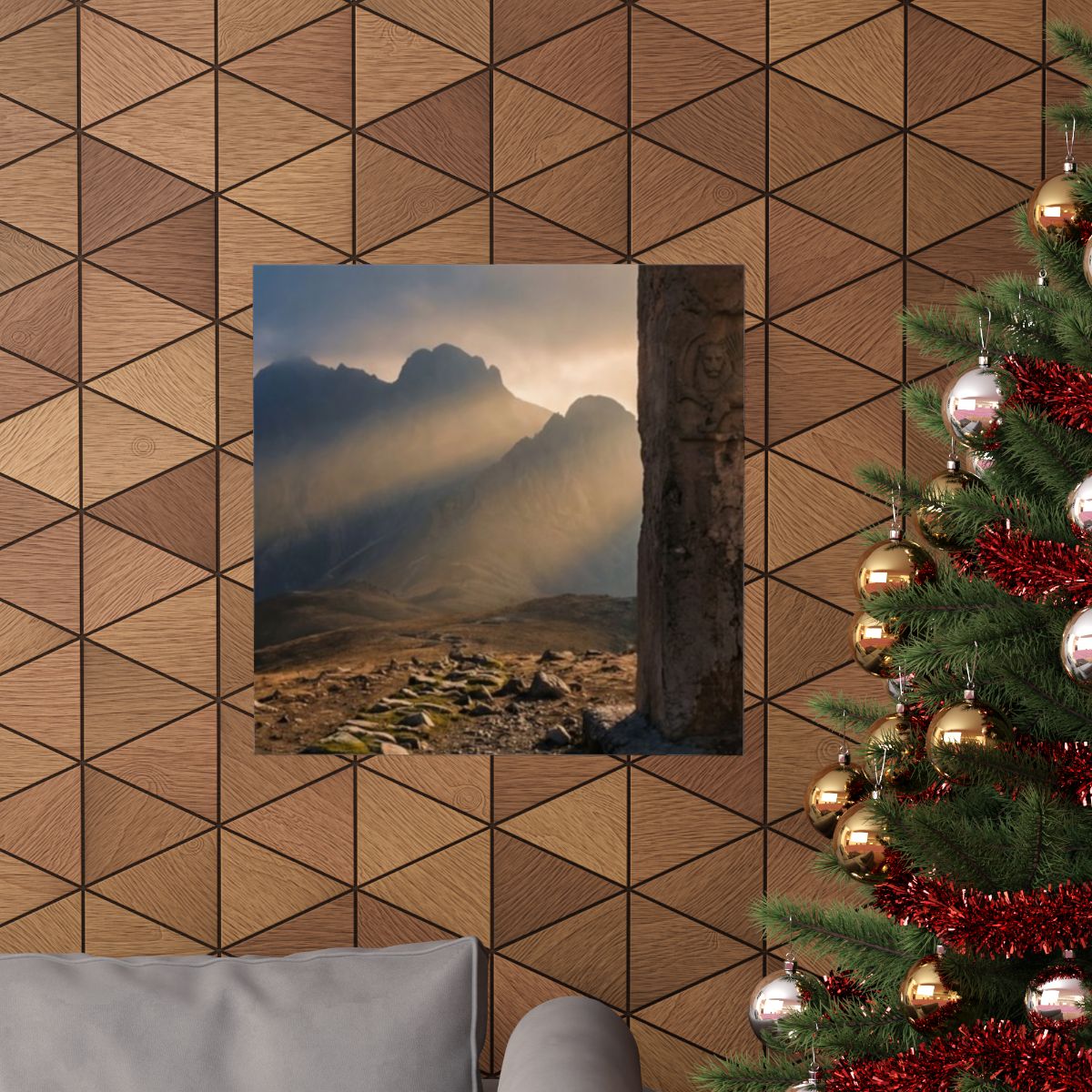 Matte Vertical Posters - Mystic Monolith Ancient Persian......
