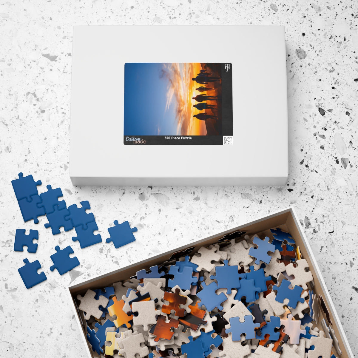 Puzzle - Golden Hiker Dawn