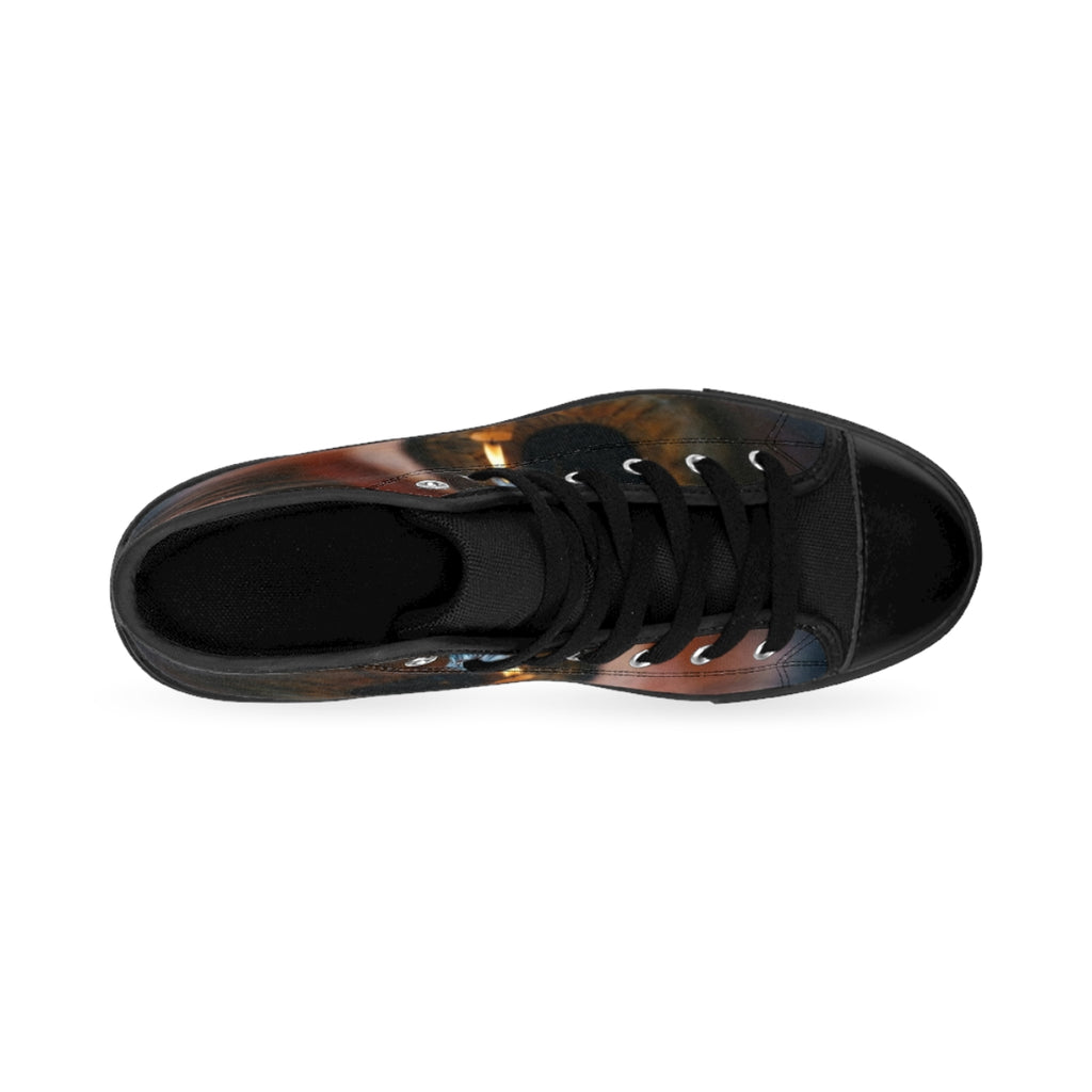Women's Classic Sneakers - Amber Iris Reflection Fine Art......