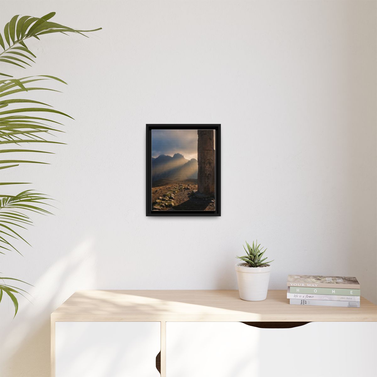 Matte Canvas, Framed - Mystic Monolith Ancient Persian... |...
