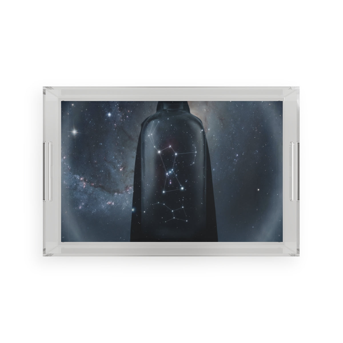 Acrylic Serving Tray - Deep Space Dream | Echovira Gallery