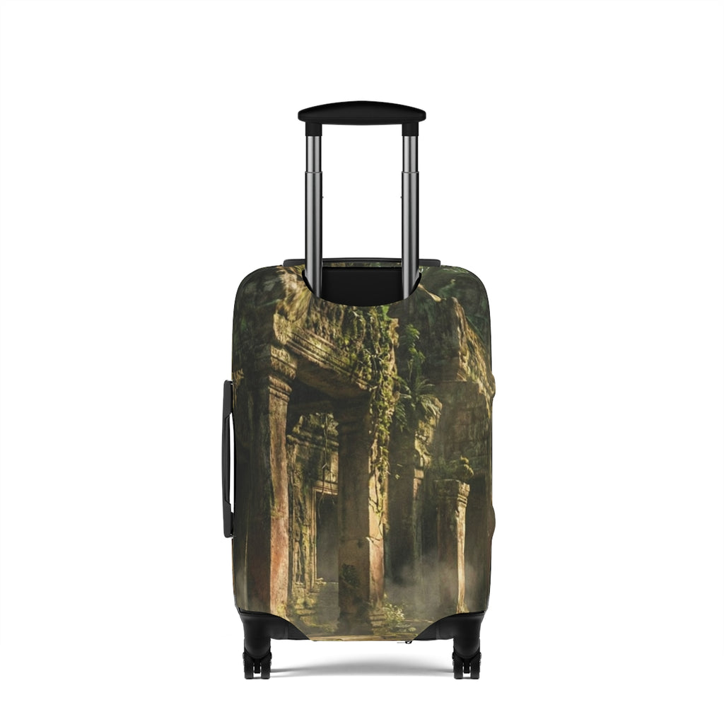 Luggage Cover - Ancient Sanctuary Flight | Echovira Gallery