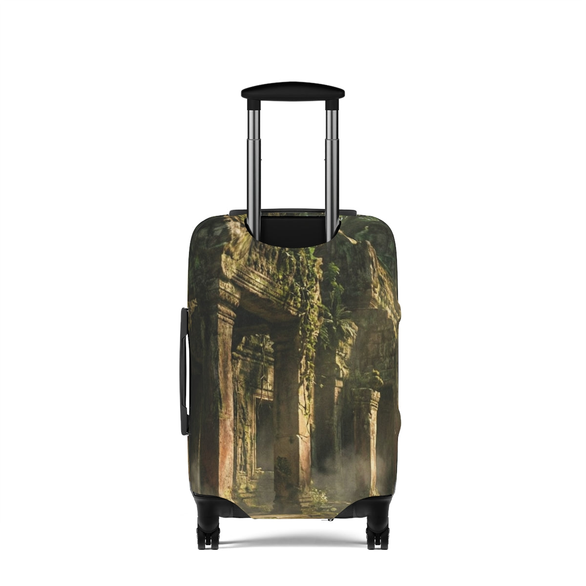 Luggage Cover - Ancient Sanctuary Flight | Echovira Gallery