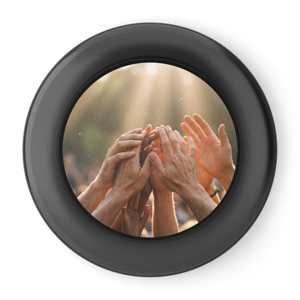 Wham-O Frisbee - Golden Rays of Unity Wall Art | Echovira...