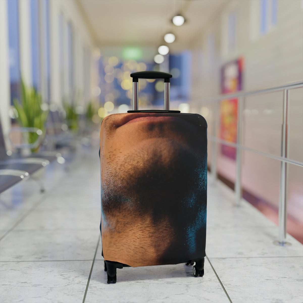 Luggage Cover - Neon Noir Identity