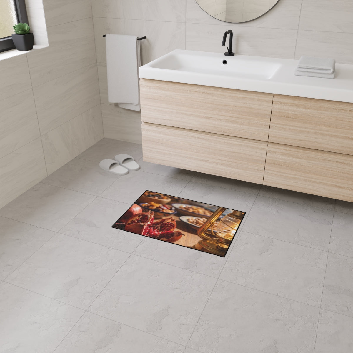 Heavy Duty Floor Mat - Cozy Oasis Welcome | Echovira Gallery